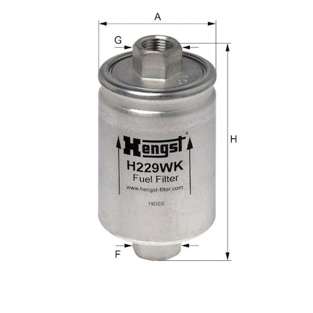 Hengst Fuel Filter, H229Wk H229WK